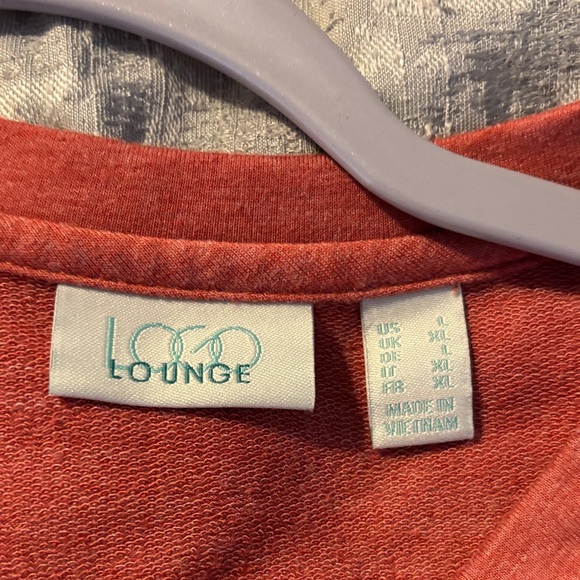 LOGO by Lori Goldstein Red Tunic Top - Picture 2 of 3